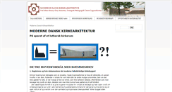 Desktop Screenshot of kirkearkitektur.dk